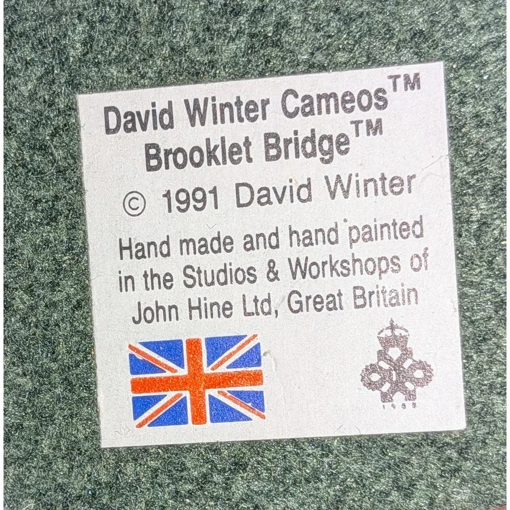 David Winter Cameos Diorama Collections Village House Display Great Britain 1991